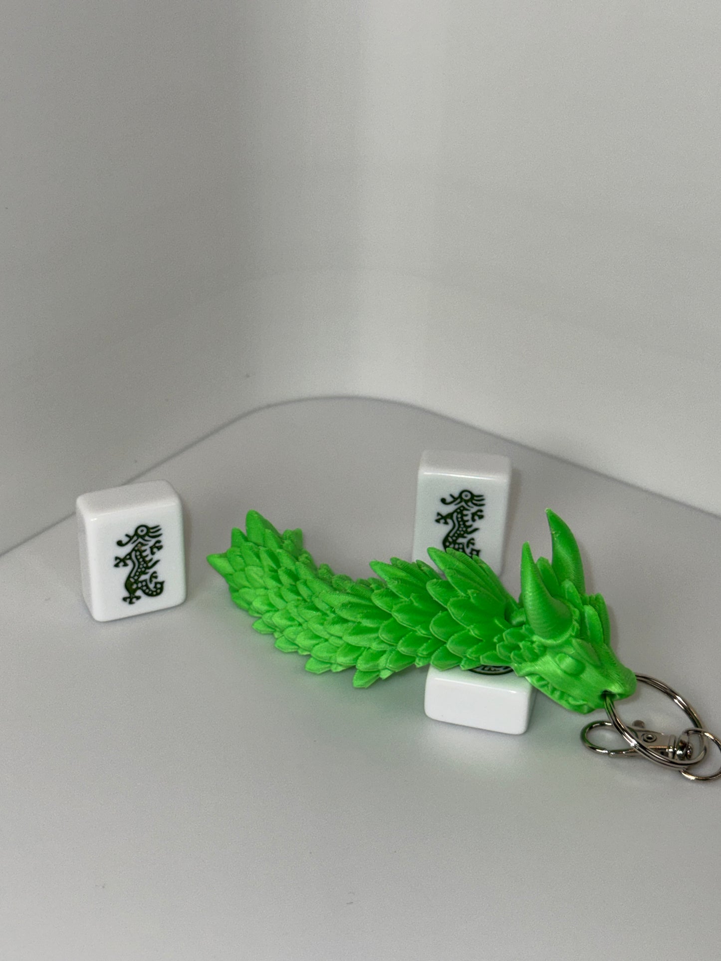 Green Dragon Keychain