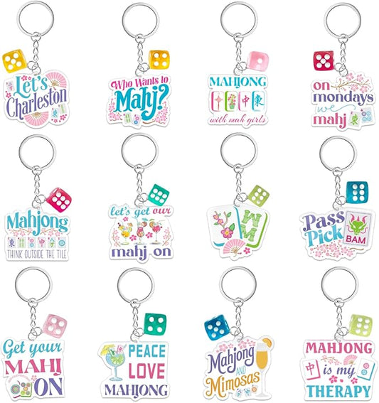 Mystery Mahjong Key Chain