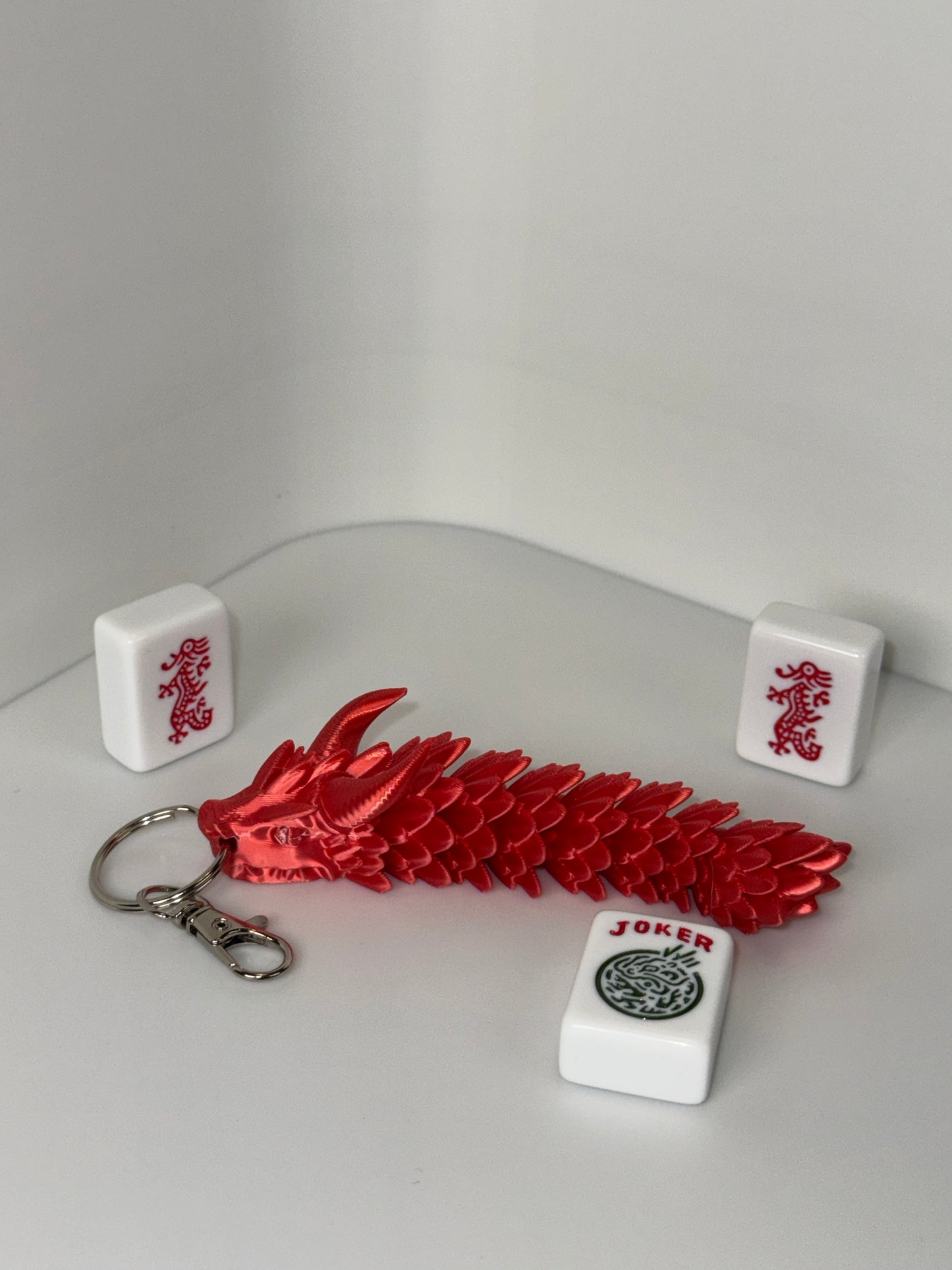 Red Dragon Keychain