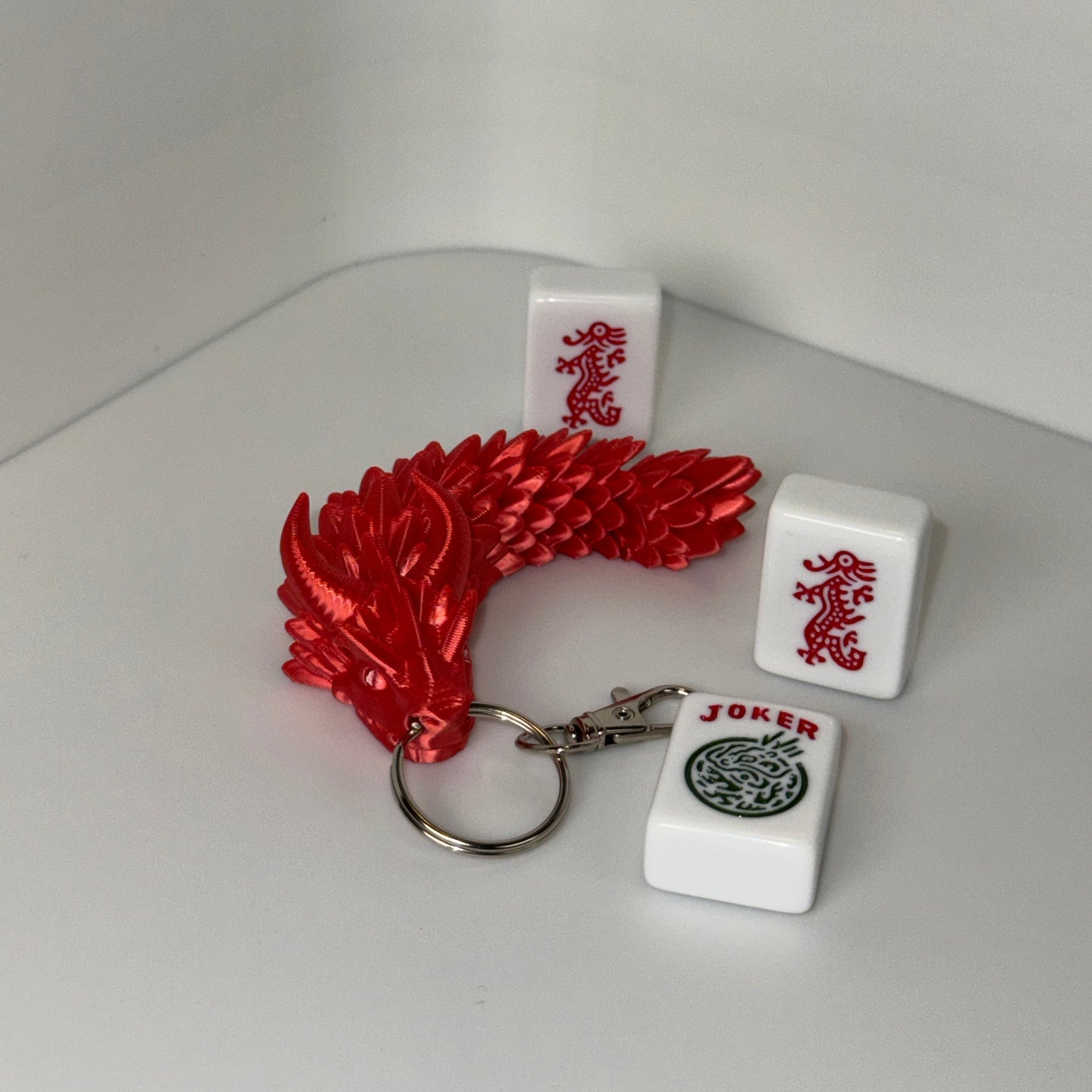 Red Dragon Keychain