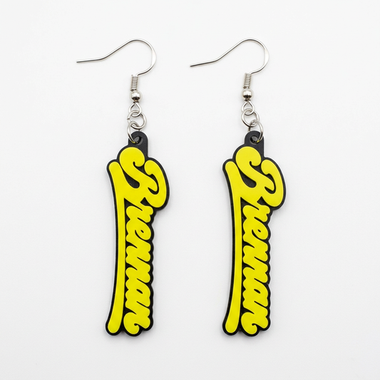 Brennan earrings with the tabletop background removed