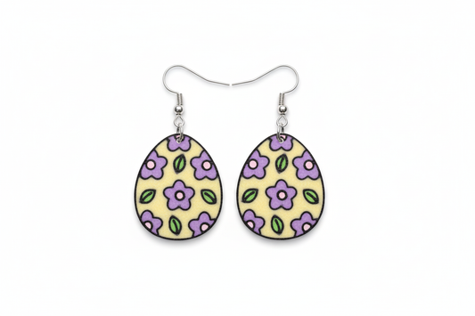 Easter Egg Earrings - Enhanced Product Photo