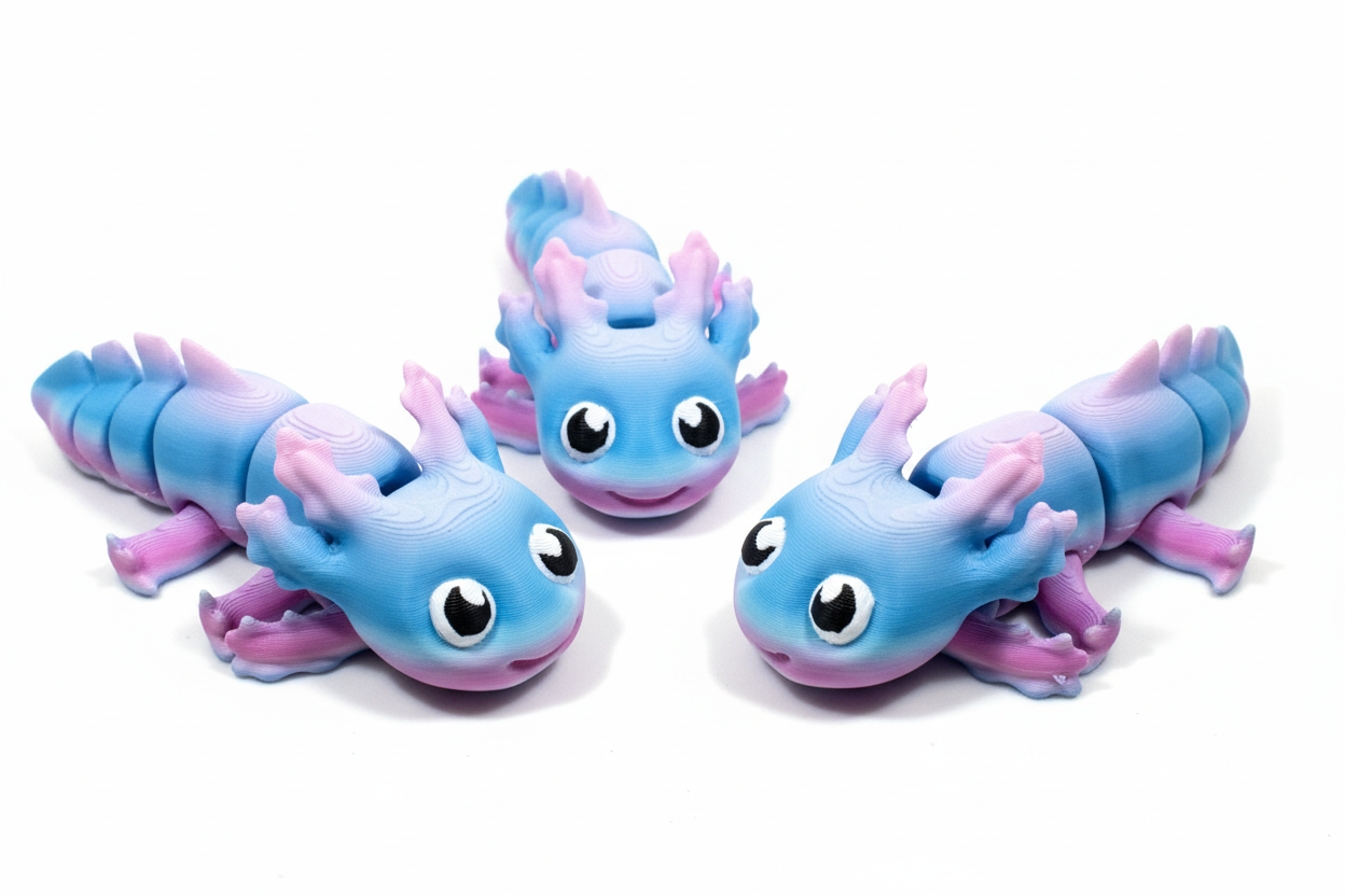 Enhanced Axolotl Photo