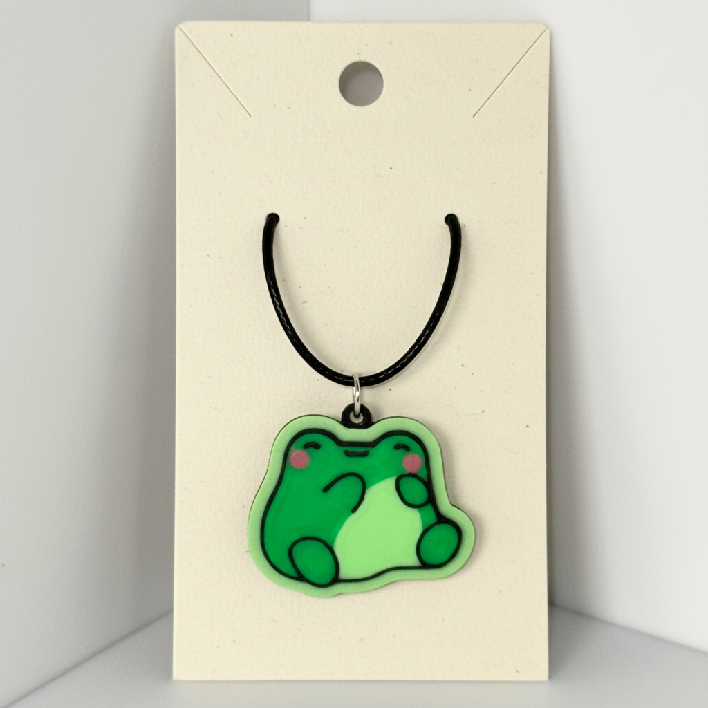 Enhanced Frog Necklace