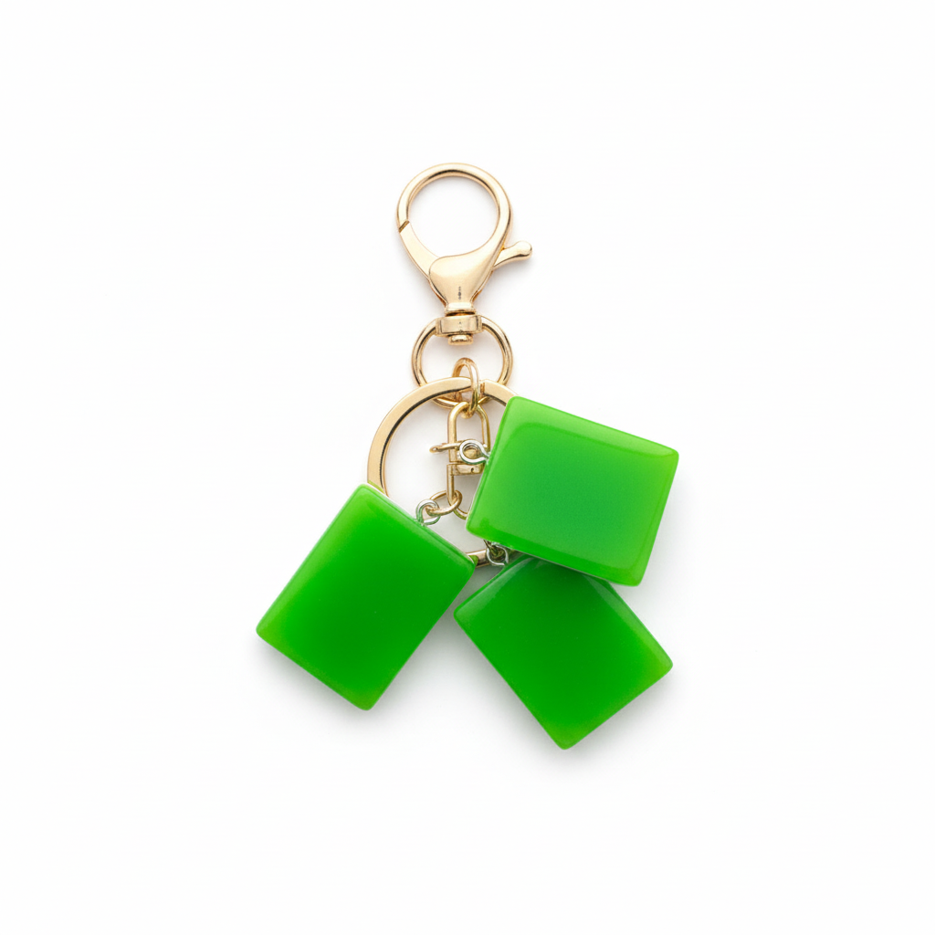 Bird Tile Keychain