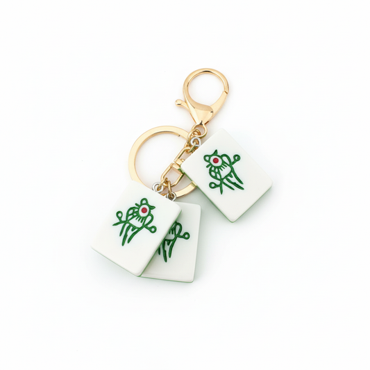 Bird Tile Keychain