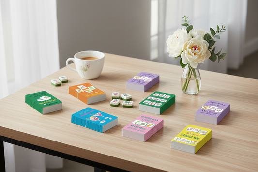 Mahjong Cards Table Setting
