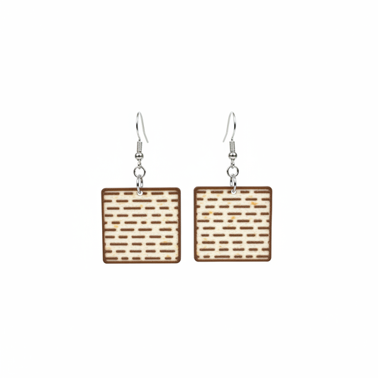 Matzah Earrings - Professional Product Photo